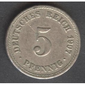 GERMANY EMPIRE 5 Pfennig...