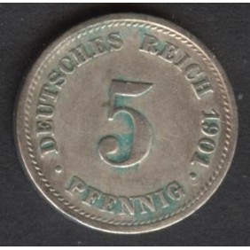 GERMANY EMPIRE 5 Pfennig...
