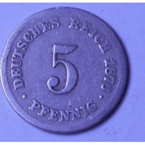 GERMANY EMPIRE 5 Pfennig...