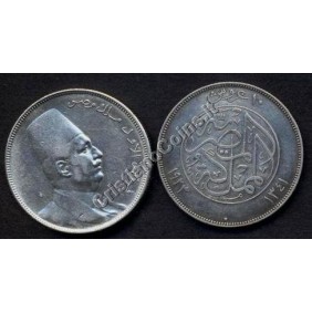 EGYPT 10 Piastres 1923H AG...