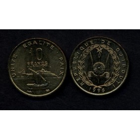 DJIBOUTI 10 Francs 1996