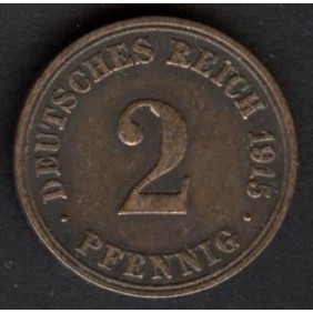 GERMANY EMPIRE 2 Pfennig...