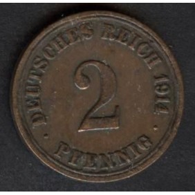 GERMANY EMPIRE 2 Pfennig...