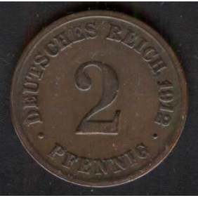 GERMANY EMPIRE 2 Pfennig...