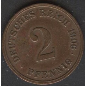 GERMANY EMPIRE 2 Pfennig...