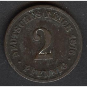 GERMANY EMPIRE 2 Pfennig...