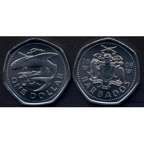 BARBADOS 1 Dollar 2008