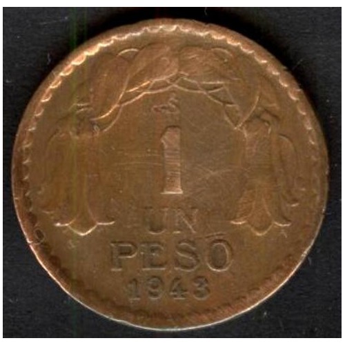 CHILE 1 Peso 1943