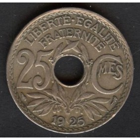 FRANCE 25 Centimes 1925