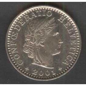SWITZERLAND 20 Rappen 2001