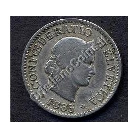 SWITZERLAND 5 Rappen 1885
