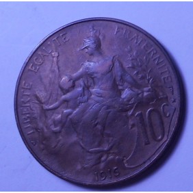 FRANCE 10 Centimes 1916