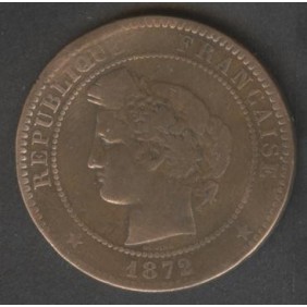 FRANCE 10 Centimes 1872A