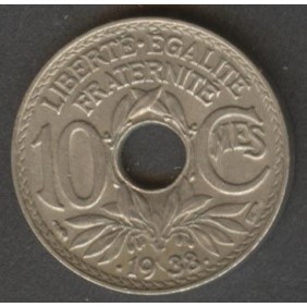 FRANCE 10 Centimes 1938