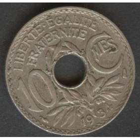 FRANCE 10 Centimes 1934