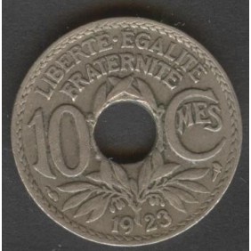 FRANCE 10 Centimes 1923