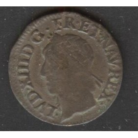 FRANCE Double Tournois 1642...