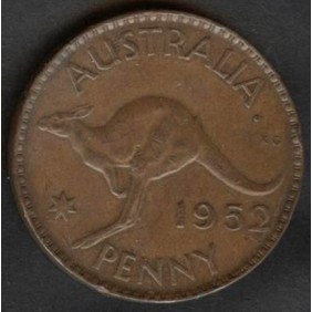 AUSTRALIA 1 Penny 1952 (p)