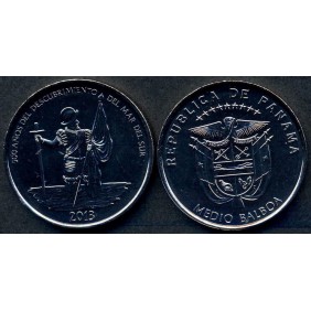 PANAMA 1/2 Balboa 2013  500...