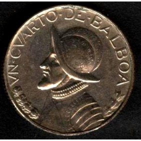 PANAMA 1/4 Balboa 1970