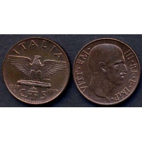 5 CENTESIMI 1939 RAME