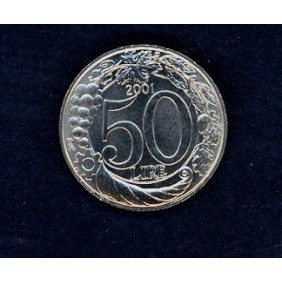 50 Lire 2001 FDC