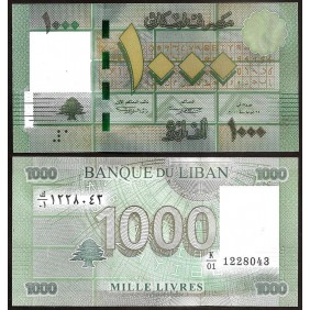 LEBANON 1000 Livres 2011