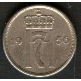 NORWAY 10 Ore 1956