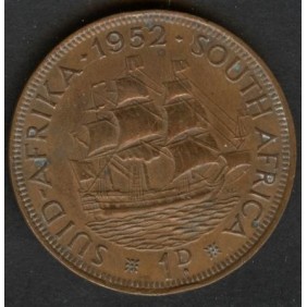 SOUTH AFRICA 1 Penny 1952