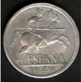 SPAIN 10 Centimos 1940