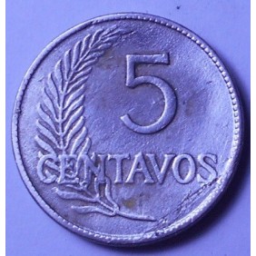 PERU 5 Centavos 1923
