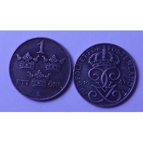 SWEDEN 1 Ore 1947