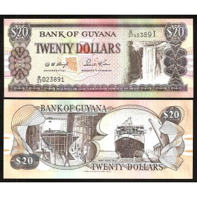 GUYANA 20 Dollars 1996