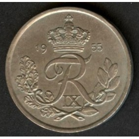 DENMARK 25 Ore 1955