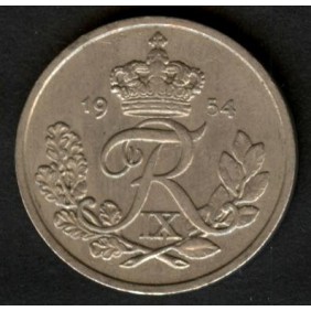 DENMARK 25 Ore 1954