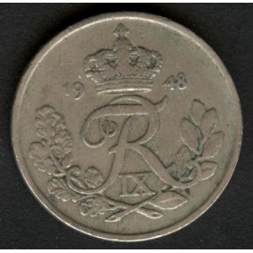 DENMARK 25 Ore 1948