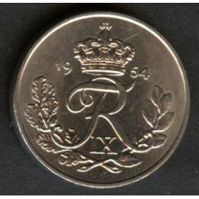 DENMARK 10 Ore 1954