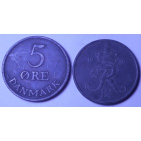 DENMARK 5 Ore 1951