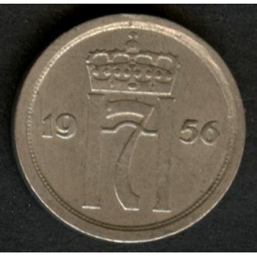 NORWAY 25 Ore 1956
