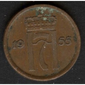 NORWAY 1 Ore 1955