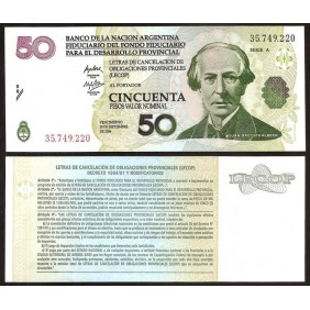 ARGENTINA 50 Pesos 2006 LECOP