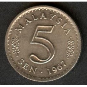 MALAYSIA 5 Sen 1967