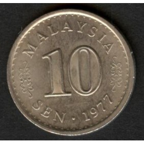 MALAYSIA 10 Sen 1977