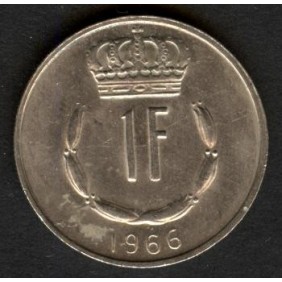LUXEMBOURG 1 Franc 1966