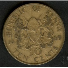 KENYA 10 Cents 1969