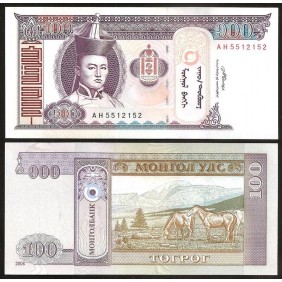 MONGOLIA 100 Tugrik 2008