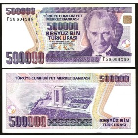 TURKEY 500.000 Lira 1993