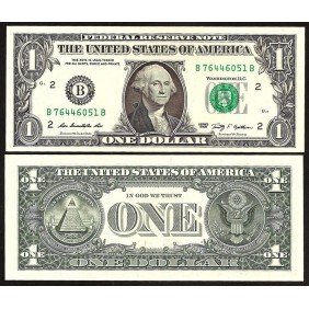 USA 1 Dollar 2009 Series B