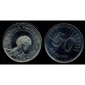 MACEDONIA 50 Denari 2008...