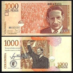 COLOMBIA 1000 Pesos 11.06.2011